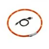 Flamingo COLLARE VISIO LIGHT LED ARANCIONE Cm 70 (circonferenza) -Cani Articoli Negozio collare visio light led arancione cm 70 circonferenza