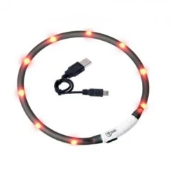 Flamingo COLLARE VISIO LIGHT LED NERO Cm 70 (circonferenza)