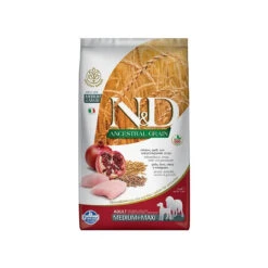 FARMINA N&D LOW ANCESTRAL GRAIN Adult Medium/Maxi Con Pollo, Farro, Avena E Melograno 2,5 Kg