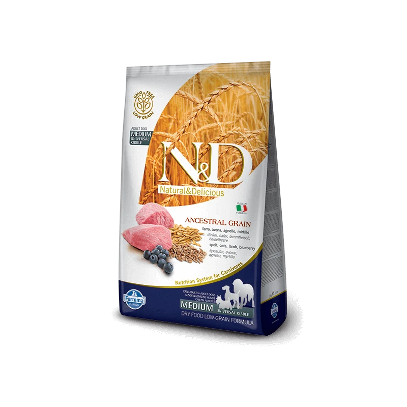 Farmina N&d Low Grain Cane Medio Maxi Agnello Mirtillo 12 Kg 3 Farmina N&d Low Grain Cane Medio Maxi Agnello Mirtillo 12 Kg