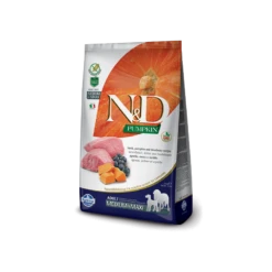 FARMINA N&D PUMPKIN Grain Free Adult Medio Maxi Agnello Zucca E Mirtillo 12 Kg