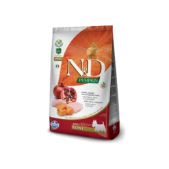 FARMINA N&D PUMPKIN Grain Free Adult Mini Pollo Zucca E Melograno 2,5 Kg