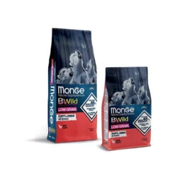 MONGE BWild Low Grain Puppy & Junior All Breeds Con Cervo 12 Kg.