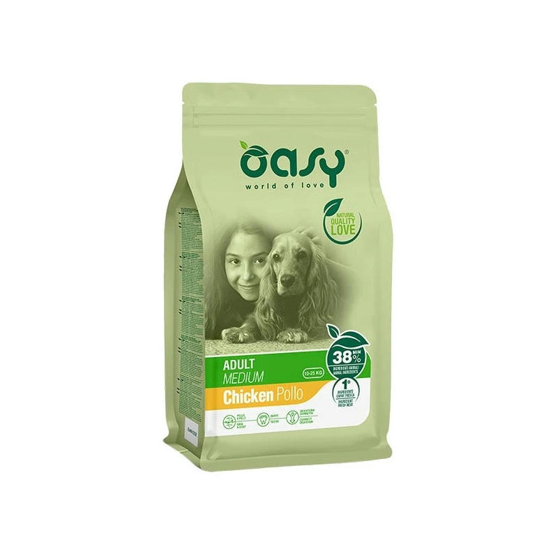 OASY Adult Medium Con Pollo 12 Kg. 3 OASY Adult Medium Con Pollo 12 Kg.