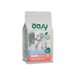 OASY One Animal Protein Puppy&Junior Medium&Large Con Salmone 2,5 Kg.