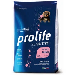 Prolife Cane Sensitive Puppy Agnello & Riso - Mini 2kg