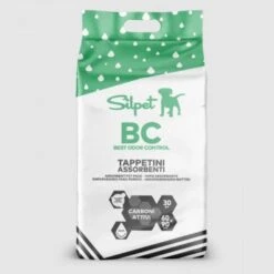 TAPPETINI IGIENICI SILPET ODOR CONTROL CON CARBONI ATTIVI Cm 60 X 90 (30 Tappetini)