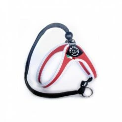 TRE PONTI PETTORINA CHIUSURA CON LACCIO E BORDO RIFRANGENTE ROSSA Cm 23-33