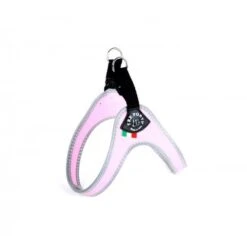 TRE PONTI PETTORINA CHIUSURA IN PLASTICA E BORDO RIFRANGENTE ROSA Cm 42-46