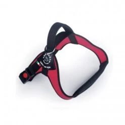 TRE PONTI PETTORINA PER CANI GROSSI CON BORDO RIFRANGENTE ROSSA Tg. XL Cm 76-97