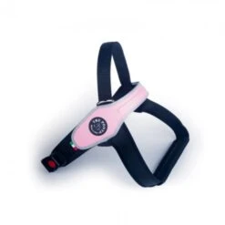 TRE PONTI PETTORINA PER CANI GROSSI CON DORSALE E BORDO RIFRANGENTE ROSA Tg. L Cm 72-88