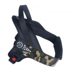 TRE PONTI PETTORINA PER CANI GROSSI LINEA FLASH MILITARE Tg. XL Cm 76-97